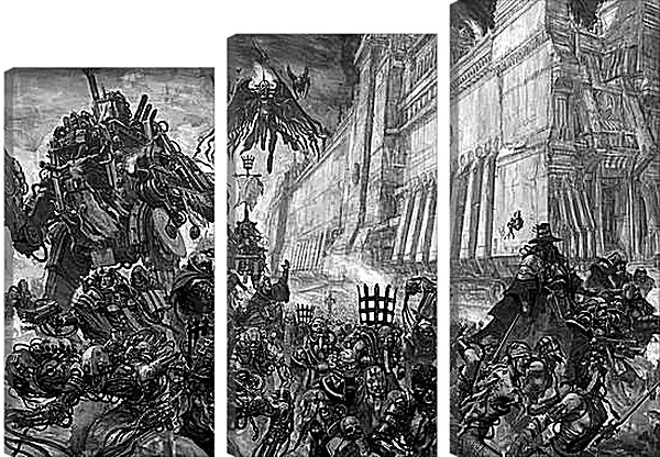 Модульная картина - Warhammer Модульная картина - Warhammer