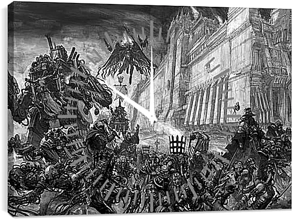 Часы картина - Warhammer Часы картина - Warhammer