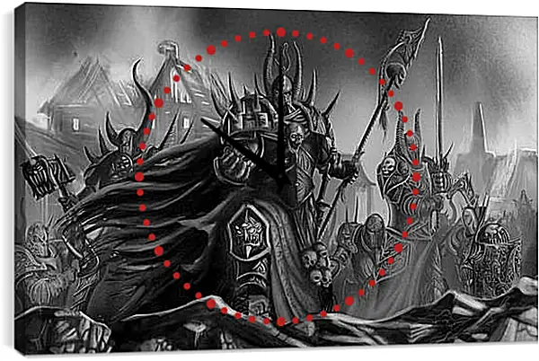 Часы картина - Warhammer Часы картина - Warhammer