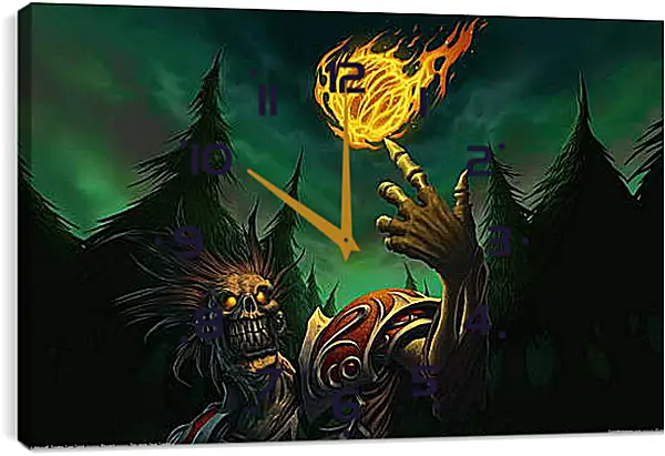 Часы картина - World Of Warcraft Часы картина - World Of Warcraft