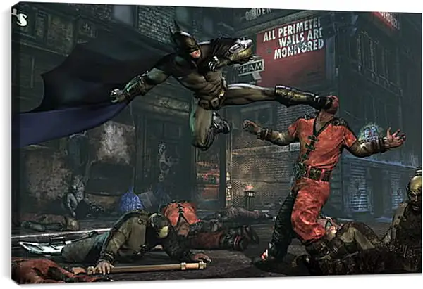 Постер на подрамнике - Batman: Arkham City Постер на подрамнике - Batman: Arkham City