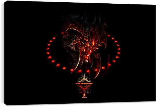 Постер на подрамнике - Diablo III Постер на подрамнике - Diablo III