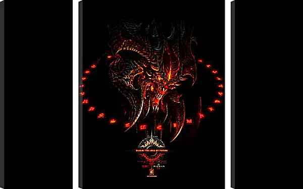 Модульная картина - Diablo III Модульная картина - Diablo III