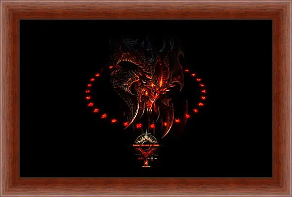 Картина в раме - Diablo III Картина в раме - Diablo III