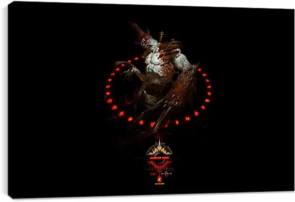 Постер на подрамнике - Diablo III Постер на подрамнике - Diablo III
