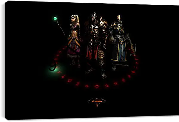 Часы картина - Diablo III Часы картина - Diablo III