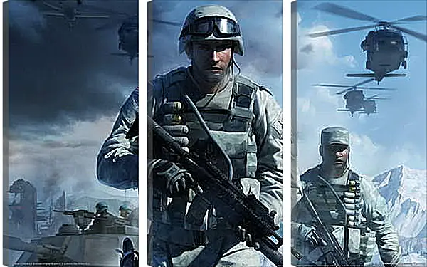 Модульная картина - Battlefield: Bad Company 2 Модульная картина - Battlefield: Bad Company 2