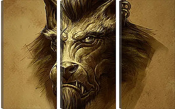 Модульная картина - World Of Warcraft Модульная картина - World Of Warcraft