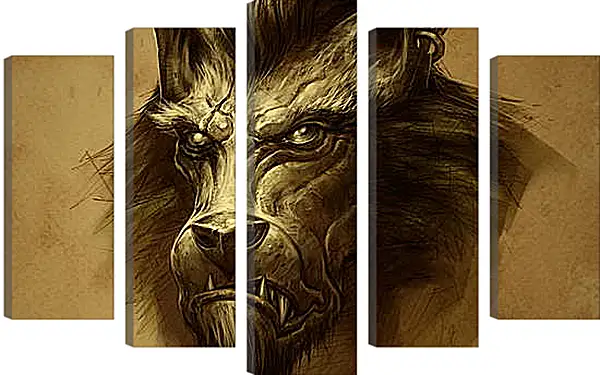 Модульная картина - World Of Warcraft Модульная картина - World Of Warcraft