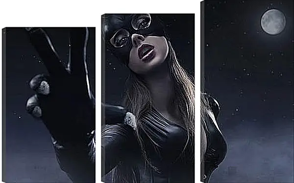 Модульная картина - Женщина кошка (Catwoman) Модульная картина - Женщина кошка (Catwoman)