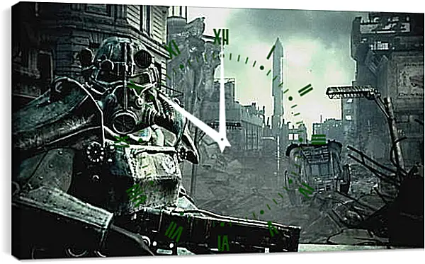 Часы картина - Fallout Часы картина - Fallout