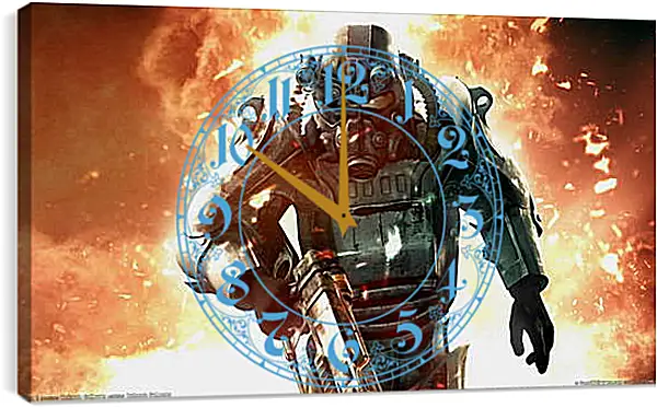 Часы картина - Fallout Часы картина - Fallout