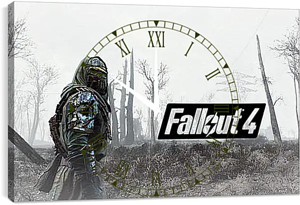 Часы картина - Fallout Часы картина - Fallout