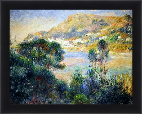 Картина в раме - View From Cap Martin of Monte Carlo. Пьер Огюст Ренуар Картина в раме - View From Cap Martin of Monte Carlo. Пьер Огюст Ренуар
