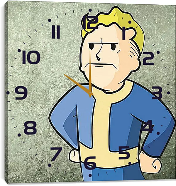 Часы картина - Fallout Часы картина - Fallout