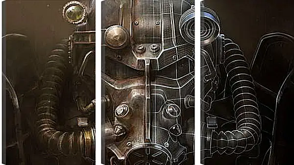 Модульная картина - Fallout Модульная картина - Fallout