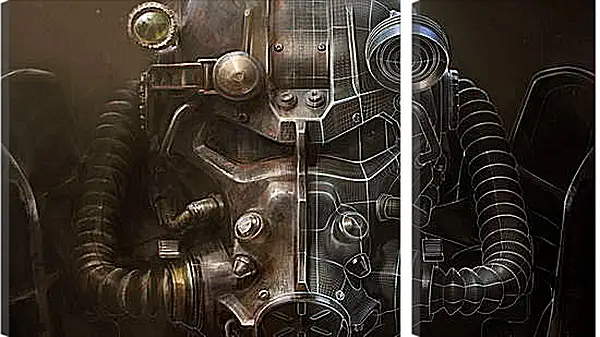 Модульная картина - Fallout Модульная картина - Fallout