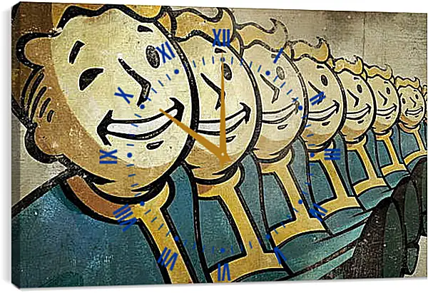 Часы картина - Fallout Часы картина - Fallout