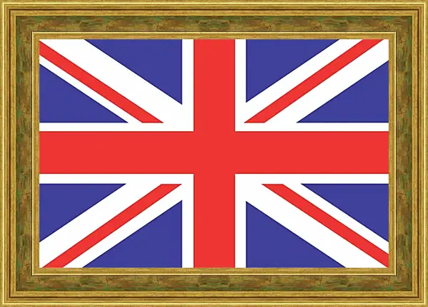 Картина в раме - Флаг Британии Картина в раме - Флаг Британии