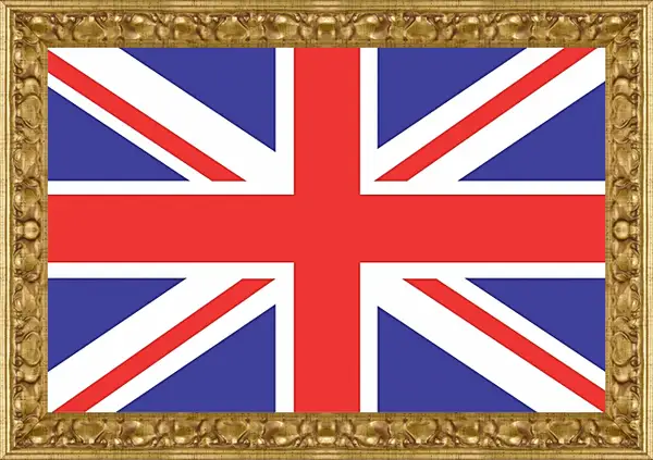 Картина в раме - Флаг Британии Картина в раме - Флаг Британии