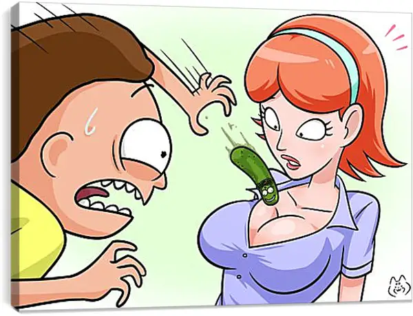 Постер на подрамнике - Jessica Персонажи Rick and Morty Постер на подрамнике - Jessica Персонажи Rick and Morty