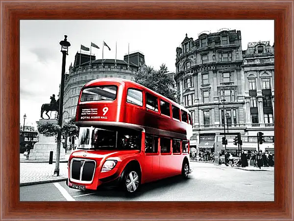 Картина в раме - London Bus Картина в раме - London Bus