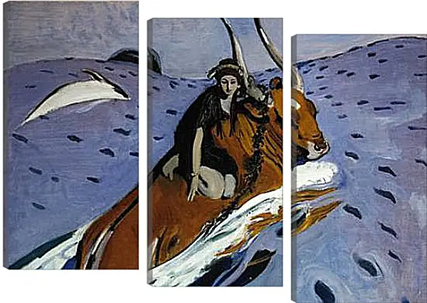 Модульная картина - Похищение Европы. Валентин Александрович Серов Модульная картина - Похищение Европы. Валентин Александрович Серов
