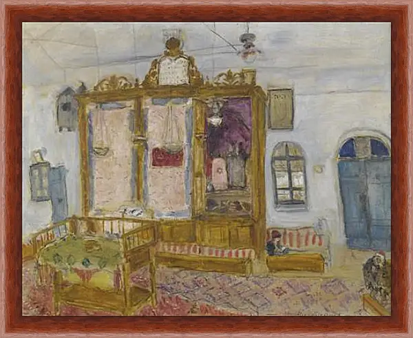 Картина в раме - INTERIOR OF THE YEMENITE HAGORAL SYNAGOGUE, JERUSALEM Картина в раме - INTERIOR OF THE YEMENITE HAGORAL SYNAGOGUE, JERUSALEM