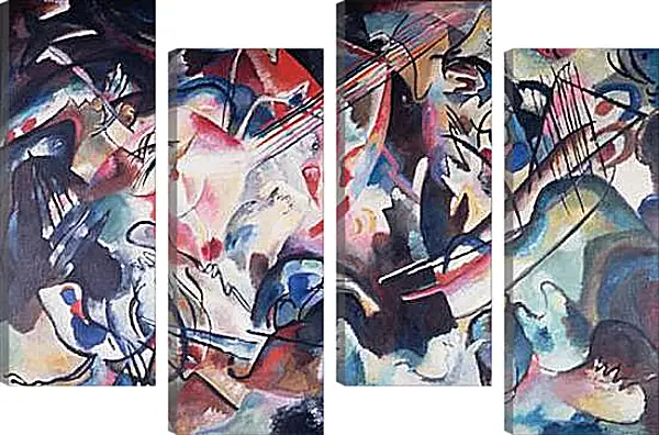 Модульная картина - Composition VI. Кандинский Василий Модульная картина - Composition VI. Кандинский Василий
