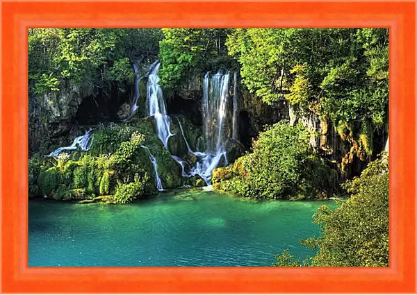 Картина в раме - Водопады Картина в раме - Водопады