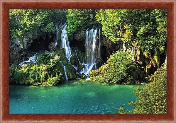 Картина в раме - Водопады Картина в раме - Водопады