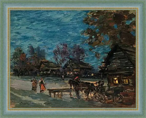 Картина в раме - DARKENING EVENING. Коровин Константин Картина в раме - DARKENING EVENING. Коровин Константин