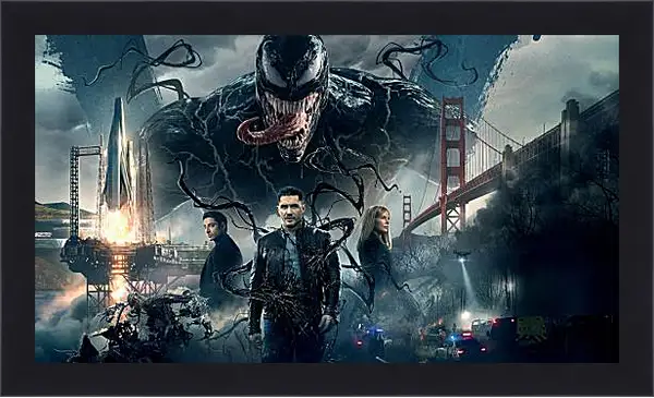 Картина в раме - Веном. Venom Картина в раме - Веном. Venom