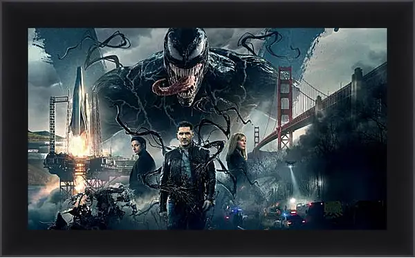 Картина в раме - Веном. Venom Картина в раме - Веном. Venom