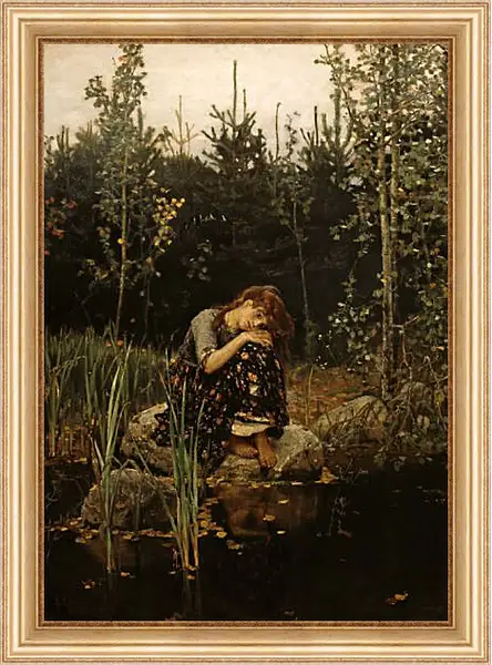 Картина в раме - Аленушка. Виктор Васнецов Картина в раме - Аленушка. Виктор Васнецов