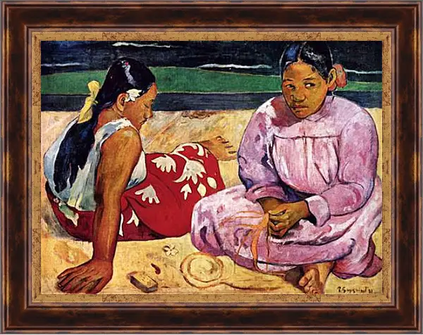 Картина в раме - Frauen am Strand Картина в раме - Frauen am Strand