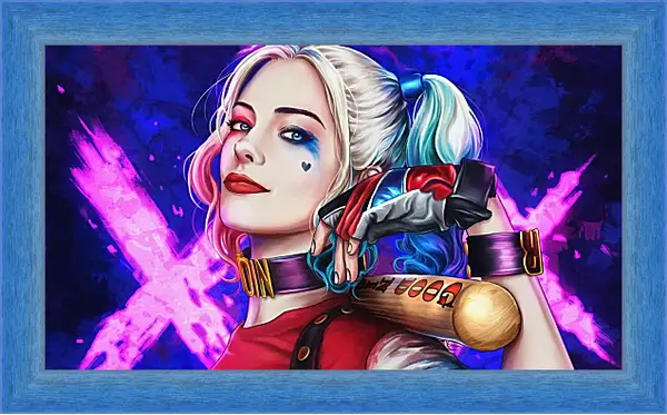 Картина в раме - Харли Квинн (Harley Quinn), Марго Робби Картина в раме - Харли Квинн (Harley Quinn), Марго Робби