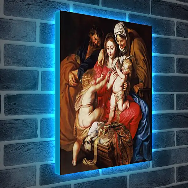 Лайтбокс световая панель - The Holy Family with St. Питер Пауль Рубенс Лайтбокс световая панель - The Holy Family with St. Питер Пауль Рубенс