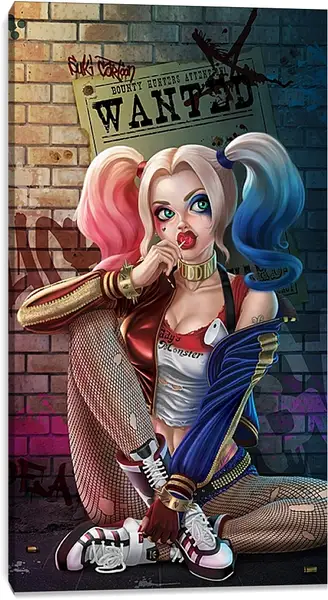 Постер на подрамнике - Харли Квинн (Harley Quinn) Постер на подрамнике - Харли Квинн (Harley Quinn)
