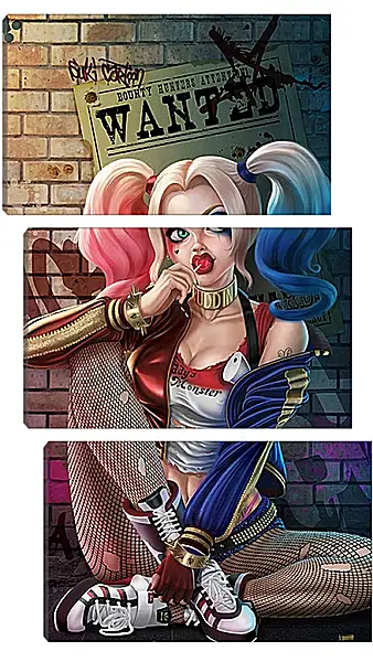 Модульная картина - Харли Квинн (Harley Quinn) Модульная картина - Харли Квинн (Harley Quinn)