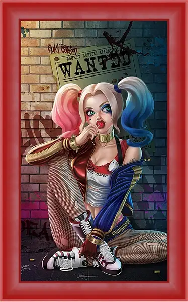 Картина в раме - Харли Квинн (Harley Quinn) Картина в раме - Харли Квинн (Harley Quinn)