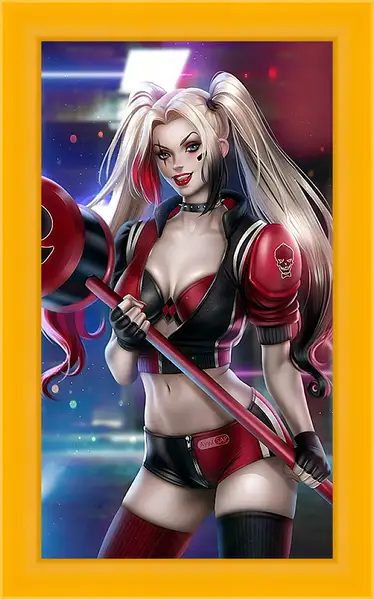 Картина в раме - Харли Квинн (Harley Quinn) Картина в раме - Харли Квинн (Harley Quinn)