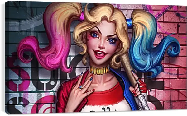 Постер на подрамнике - Харли Квинн (Harley Quinn) Постер на подрамнике - Харли Квинн (Harley Quinn)