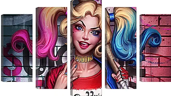 Модульная картина - Харли Квинн (Harley Quinn) Модульная картина - Харли Квинн (Harley Quinn)
