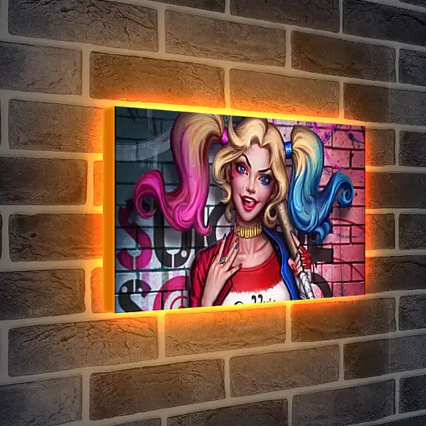 Лайтбокс световая панель - Харли Квинн (Harley Quinn) Лайтбокс световая панель - Харли Квинн (Harley Quinn)