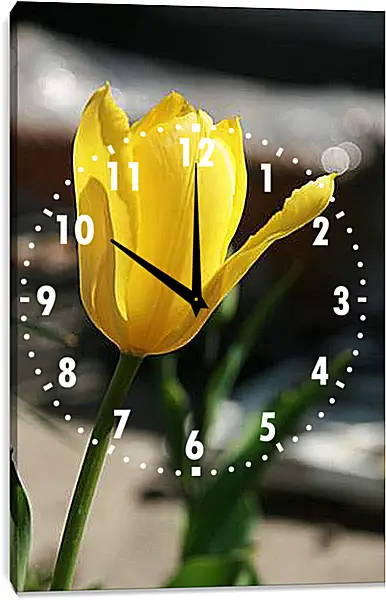 Часы картина - tulip - Тюльпан Часы картина - tulip - Тюльпан