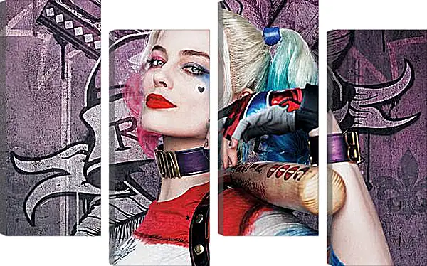 Модульная картина - Харли Квинн (Harley Quinn), Марго Робби Модульная картина - Харли Квинн (Harley Quinn), Марго Робби