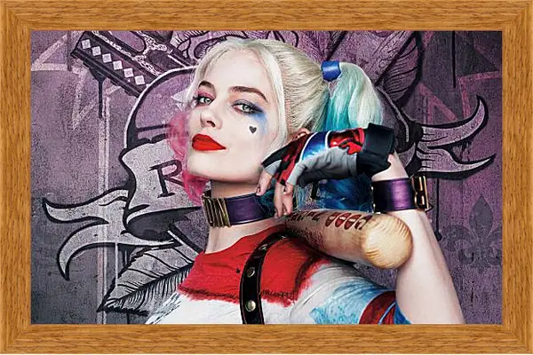 Картина в раме - Харли Квинн (Harley Quinn), Марго Робби Картина в раме - Харли Квинн (Harley Quinn), Марго Робби