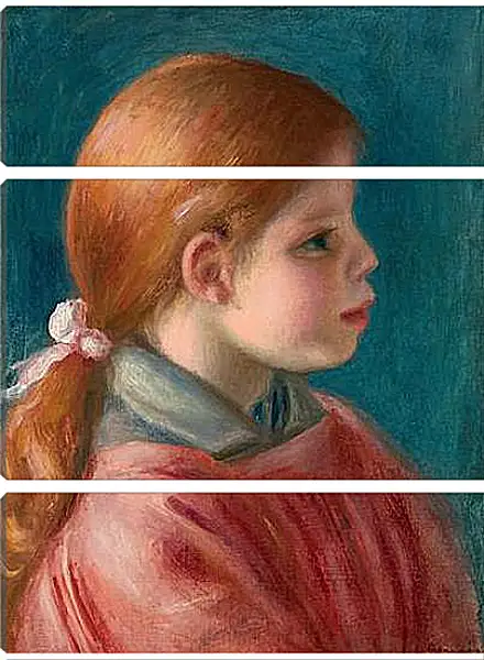 Модульная картина - Tete de jeune fille. Пьер Огюст Ренуар Модульная картина - Tete de jeune fille. Пьер Огюст Ренуар