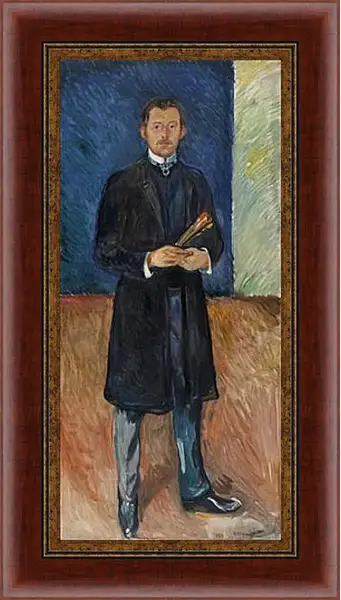 Картина в раме - Self-Portrait with Brushes. Эдвард Мун Картина в раме - Self-Portrait with Brushes. Эдвард Мун